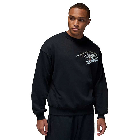 Футболка с длин. рук. Jordan Brooklyn Fleece Crew-Neck Sweatshirt