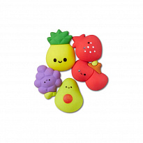 Украшение для обуви Crocs Squish Fruits 5 Pack
