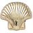 Украшение для обуви Crocs Gold Shell