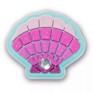 Украшение для обуви Crocs Pink Seashell with Gem