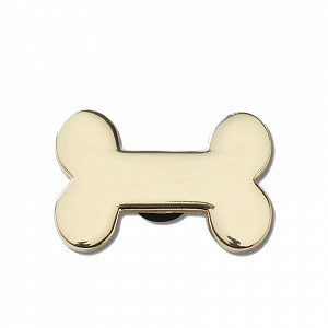 Украшение для обуви Crocs Gold Dog Bone