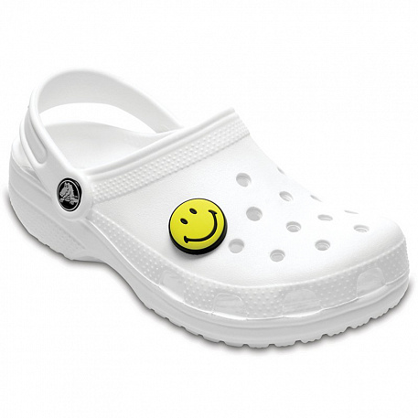 Украшение для обуви Crocs Smiley Brand Smiley Face