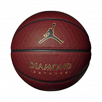 Мяч баскетбольный Jordan DIAMOND OUTDOOR 8P DEFLATED AMBER/BLACK/METALLIC GOLD/BLACK 07