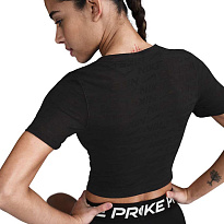 Футболка Nike Pro Dri-FIT Short-Sleeve Cropped Jacquard Top