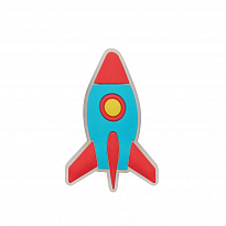 Украшение для обуви Crocs Rocketship