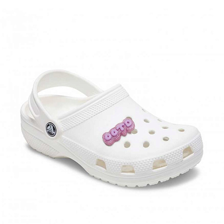 Украшение для обуви Crocs Purple Glitter OOTD