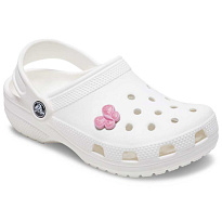 Украшение для обуви Crocs Tiny Pink Glitter Butterfly