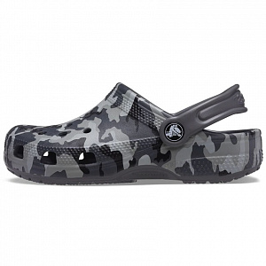 Клоги Crocs Classic Camo Clog Blk/Grey