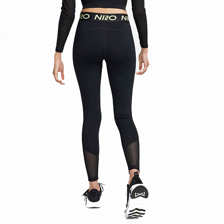 Nike Air High-Waisted Full-Length Split-Hem Leggings 'Black/White' -  FN1891-010