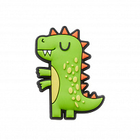 Украшение для обуви Crocs Green Dino