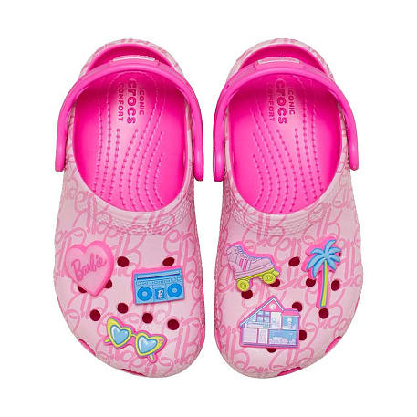 Клоги Crocs Mattel Pink Barbie Cls Clg T Mlt
