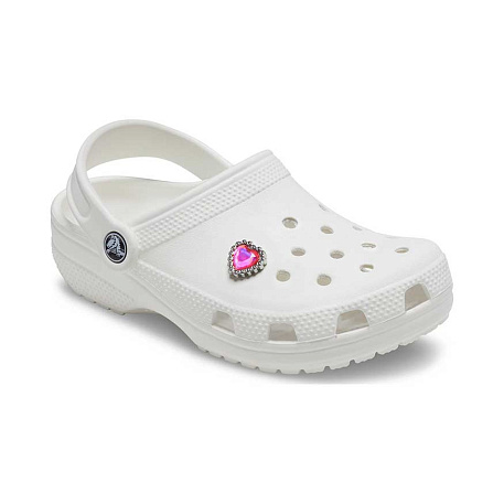Украшение для обуви Crocs Gorgeous Heart Gem