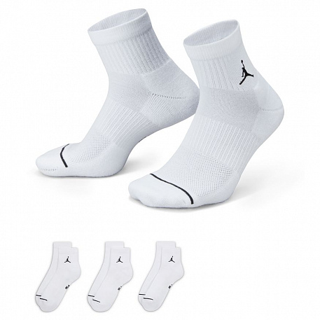 Носки Jordan Everyday CUSH POLY ANKLE 3 Pack 144
