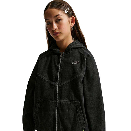 Толстовка Nike Sportswear Water-Repellent Denim Full-Zip Jacket