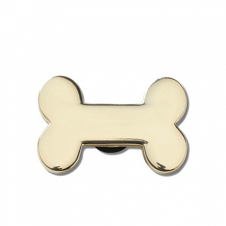 Украшение для обуви Crocs Gold Dog Bone