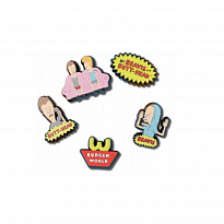 Украшение для обуви Crocs Beavis and Butthead 5 Pack