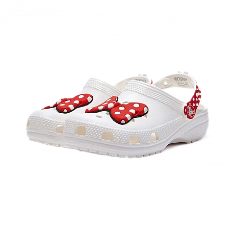 Клоги Crocs Disney Minnie Mouse Cls Clg K Whi/Red