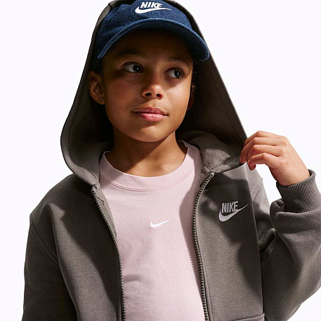 Толстовка Nike Sportswear Club Fleece Hooded Full-Zip Long Sleeve Lbr