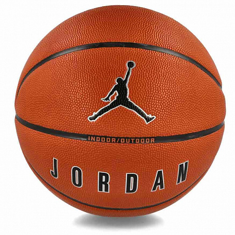 Мяч баскетбольный Jordan ULTIMATE 2.0 8P DEFLATED AMBER/BLACK/METALLIC SILVER/BLACK 07