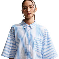 Рубашка Nike Sportswear Offline Woven Poplin Striped Short Sleeve