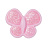 Украшение для обуви Crocs Tiny Pink Glitter Butterfly