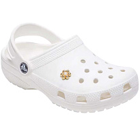 Украшение для обуви Crocs Gold  and  Pearl  Tiny Flower