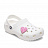Украшение для обуви Crocs Pink Tonal Print Heart