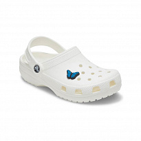 Украшение для обуви Crocs Blue Butterfly