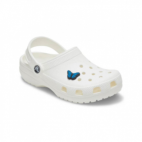 Украшение для обуви Crocs Blue Butterfly