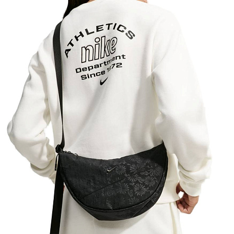 Сумка через плечо Nike Aura Floral Crescent Crossbody Bag (4L)