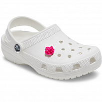 Украшение для обуви Crocs Acrylic Pink Rose