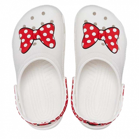 Клоги Crocs Disney Minnie Mouse Cls Clg T Whi/Red