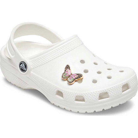 Украшение для обуви Crocs Elevated Colorful Butterfly