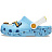 Клоги Crocs Cookie Monster Cls Clg T Ebl