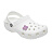 Украшение для обуви Crocs Tiny Purple Glitter Flower