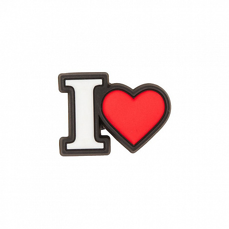 Украшение для обуви Crocs I Heart