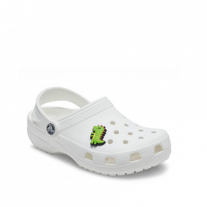 Украшение для обуви Crocs Green Dino