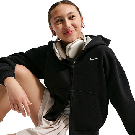 Толстовка Nike Sportswear Studio Fleece Oversized Full-Zip Hoodie