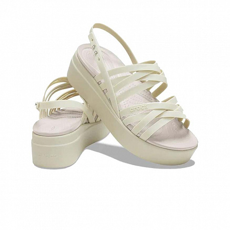 Сандалии Crocs Brooklyn LowWdg Bone