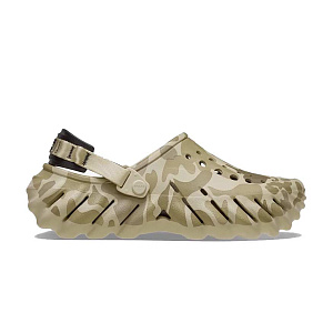Клоги Crocs Echo Duck Camo Clog Bone/Blk