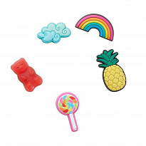 Украшение для обуви Crocs Happy Candy 5 Pack