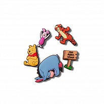 Украшение для обуви Crocs WinnieThePooh5pk