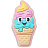 Украшение для обуви Crocs Ice Cream Cone with Smile