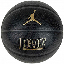 Мяч баскетбольный Jordan LEGACY 2.0 8P DEFLATED BLACK/BLACK/BLACK/METALLIC GOLD 07