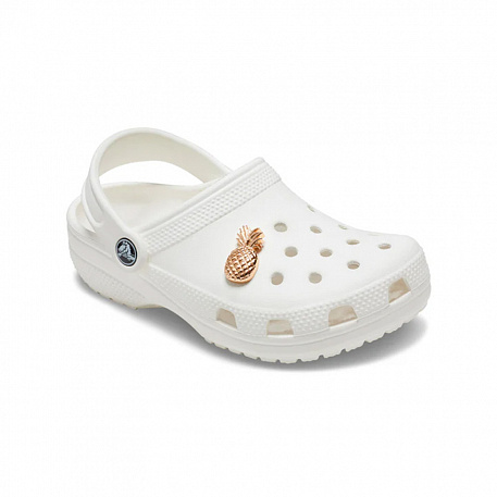 Украшение для обуви Crocs Gold Pineapple