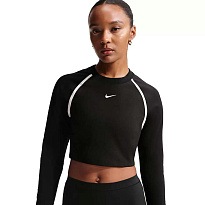 Футболка с длин. рук. Nike Sportswear Tight Long-Sleeve Cropped Top