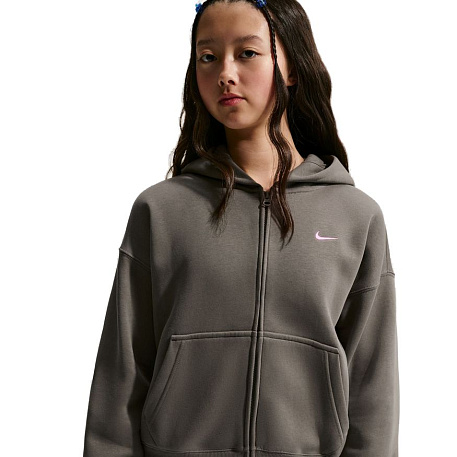 Толстовка Nike Sportswear Studio Fleece Oversized Full-Zip Hoodie