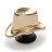 Украшение для обуви Crocs Gold Cowboy Hat