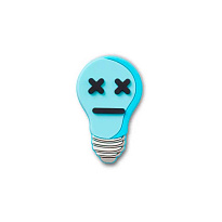 Украшение для обуви Crocs Lightbulb