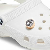 Украшение для обуви Crocs Clear Circle Gem